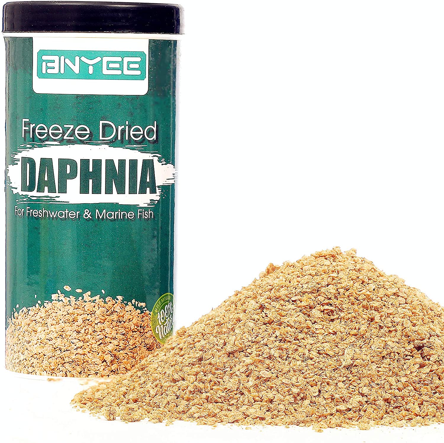 Freeze Dried Daphnia Fish Food for Betta, Neon, Guppy, Cichlid, Catfis ...