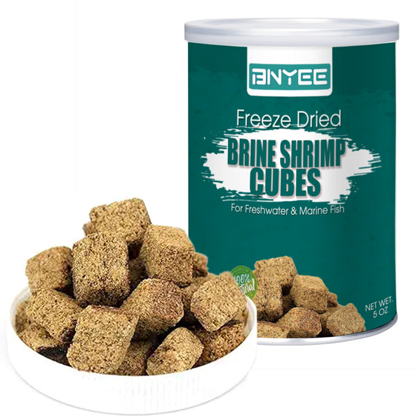 Freeze Dried Brine Shrimp Cubes - Aquatic Foods Freeze Dried Tropical Fish Foods